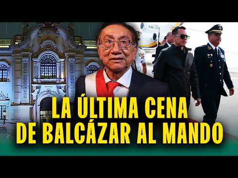 Balcázar ofrece cena de honor en sus últimas horas como presidente
