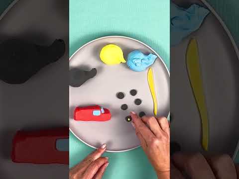 🚒🟠Mega satysfakcjonujące! Ugniatanie gliny – wóz strażacki #ASMR !🤯✨