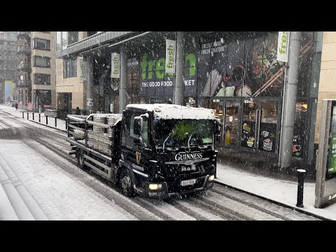 Nevou em Dublin (quase ao vivo)