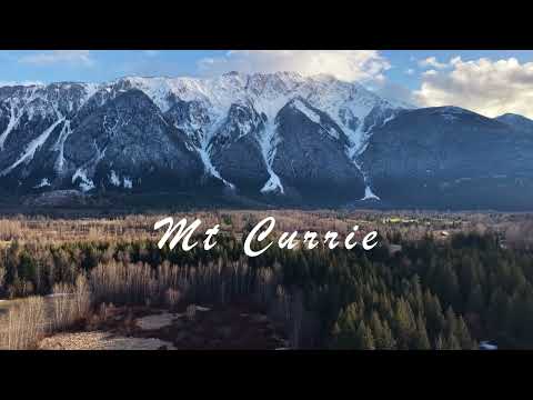 Mount Currie From Above Winter Meets Spring Pemberton BC Drone Cinematic