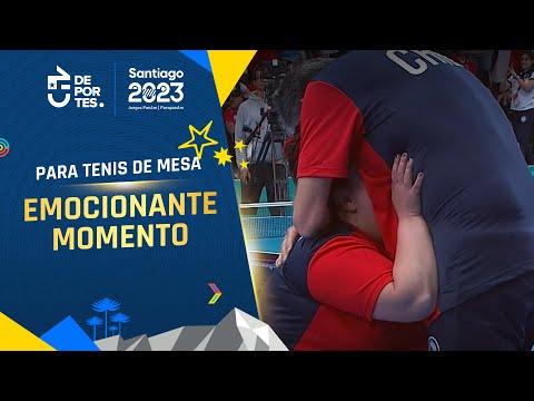 EMOTIVO TRIUNFO: Tamara Leonelli se quebró tras ganar oro en Para tenis de mesa | Santiago 2023
