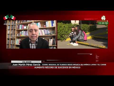 Juan Martín Pérez García habla sobre el aumento récord de suicidios en méxico