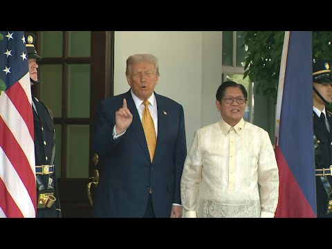 Trump says confident US to reach Philippines trade deal as he welcomes Marcos to White House | AFP