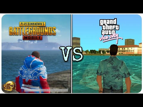 Pubg Mobile Vs Gta Vice city 🔥🔥 #1 | Funny parody and full Comparison.