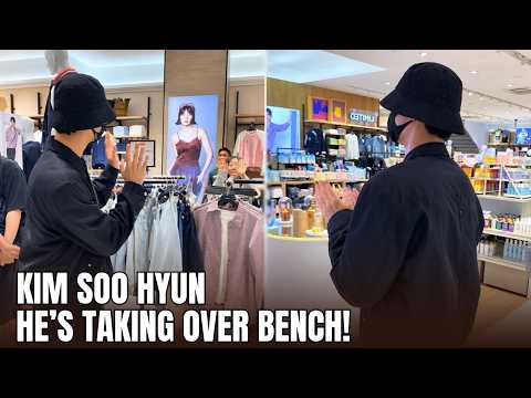 Kim Soo Hyun Takes Over BENCH Flagship Store in BGC!