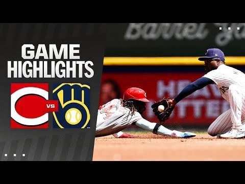 Reds vs. Brewers Game Highlights (8/11/24) | MLB Highlights