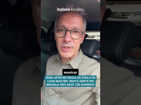 ZEMA APÓS RETIRADA <strong>DE</strong> SIGILO DO CASO <strong>MASTER</strong>: 'MUITA GENTE EM BRASÍLIA NÃO DEVE TER DORMIDO'