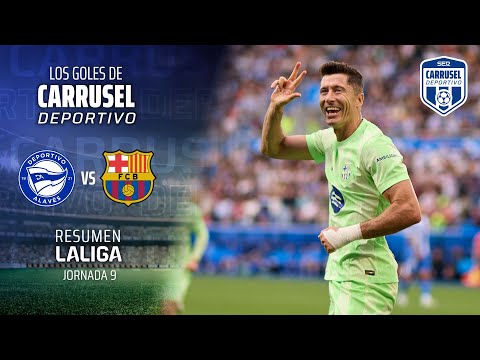 Con Lewandowski enchufado el Barça vive mejor | Goles del Alavés 0 - 3 FC Barcelona