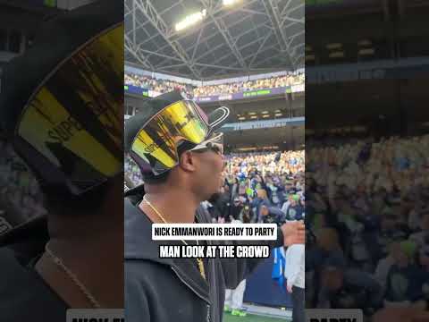 Nick Emmanwori: "it's lit"  🙌🍾