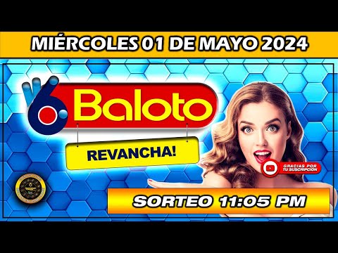 Resultado de BALOTO REVANCHA Del MIÉRCOLES 01 de Mayo 2024