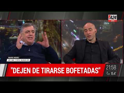 Mario Negri: Con la economía solo no se es presidente