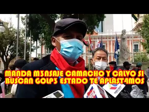 COORDINADORA DE DEFENSA DE LA DEMOCRACIA PIDEN APREH3NSIÓN INMEDIATA DE CAMACHO Y CALVO