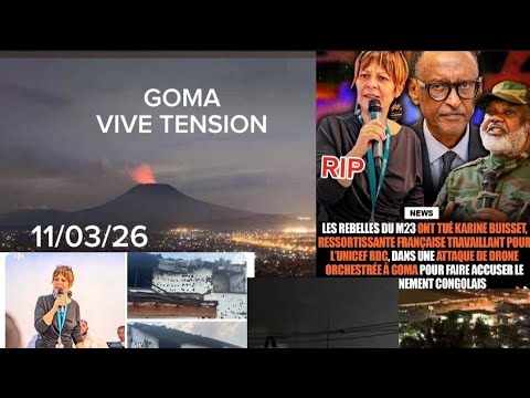 🔥11/03/26 GOMA UPDATE : DRONES, EXPLOSIONS & PANIQUE — PIÈGE DE L’ENNEMI ? VILLE SOUS TENSION !