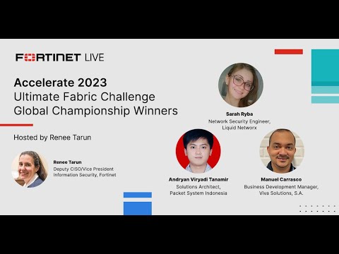 Accelerate 2023 UFC Winners | FortinetLIVE