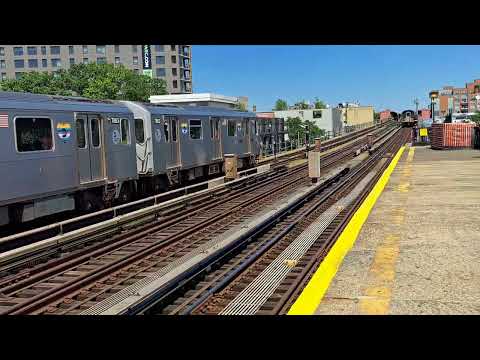 MTA: R188 7 train with LGBTQ+ pride hearts 💕 at 69 St