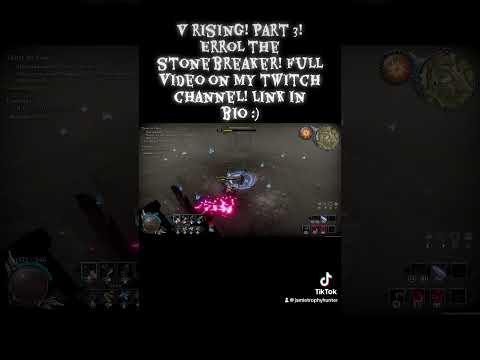 Erroll the stonebreaker!!! #ps5 #twitchuk #vrising #vampire #bossfight