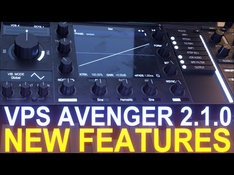 VPS Avenger 2 - Tutorial Course With Jon Audio - Update 2.10 some new features