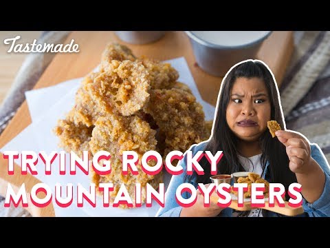 Trying Rocky Mountain Oysters | Good Times With Jen