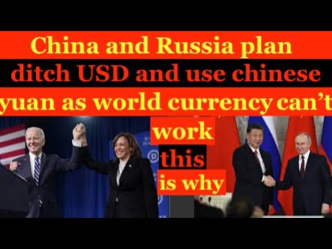 China and Russia plan to ditched$USD and use chinese yuan for world currency can't work, this is why
