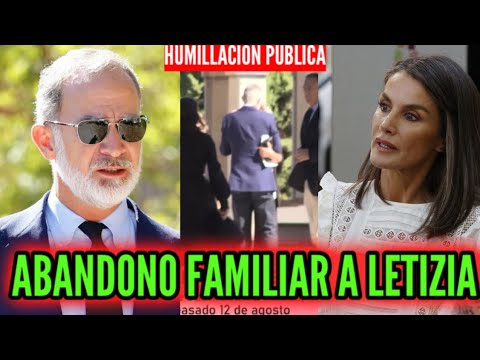 ABANDONO DE LETIZIA! A FELIPE VI EN ENTIERRO DE JUAN GÓMEZ ACEBO HUMILLADA POR LA INFANTA CRISTINA