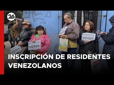 ARGENTINA - EN VIVO | Inscripción de residentes venezolanos para las elecciones presidenciales