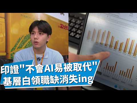 AI是省力神隊友還是裁員催化劑？深入物流公司瞥見AI導入流程的利與弊 浪潮席捲職場增添大學生求職壓力 初階白領職缺縮減的後果是...｜【AI改變世界】｜TVBS新聞@TVBSNEWS01