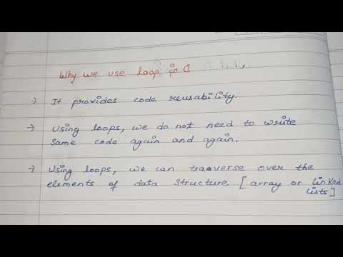 What is Loop in C? || Why we use Loop in C Programming Language?