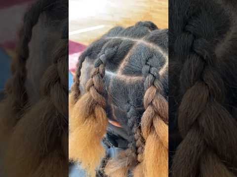 that pre part gonna save you every time! #Knotless #Large #Tips #Hairstyle
