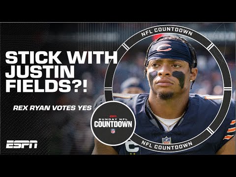 Rex Ryan thinks Justin Fields is a RARE TALENT! Bears to pass on Caleb Williams?! | NFL Countdown video clip