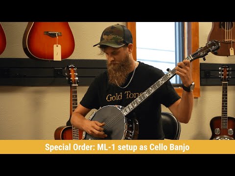 Gold Tone ML-1, Setup As Cello Banjo