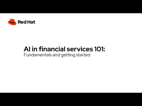 AI in financial services 101: Fundamentals and getting started