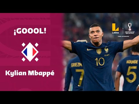 Kylian Mbappé convirtió para Francia y puso el 1-0 ante su similar de Dinamarca