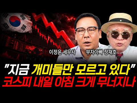 "지금 개미들만 모르고 있다", 코스피 내일 아침 크게 무너지나 (이정윤 <strong>세무사</strong>, 부자아빠정재호 대표 / 삼성 특집)
