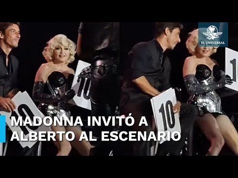 Alberto Guerra sorprende con aparición en el segundo concierto de Madonna en CDMX