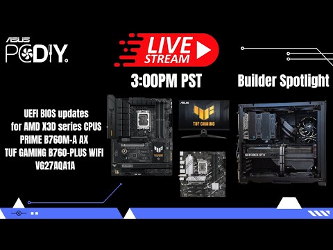 PCDIY Show #81 – TUF GAMING 1440P gaming monitor & B760 motherboards &  PC build showcase and more!