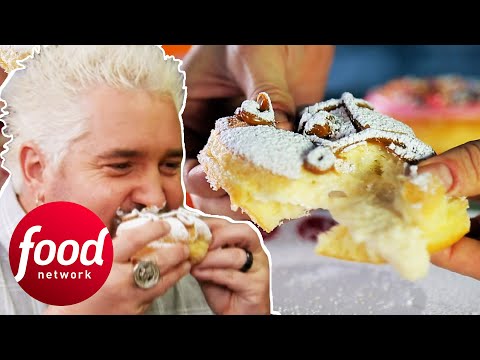 "If Heaven Had a Flavour" Guy Fieri LOVES These Unusual Doughnuts! | Diners, Drive-Ins, And Dives