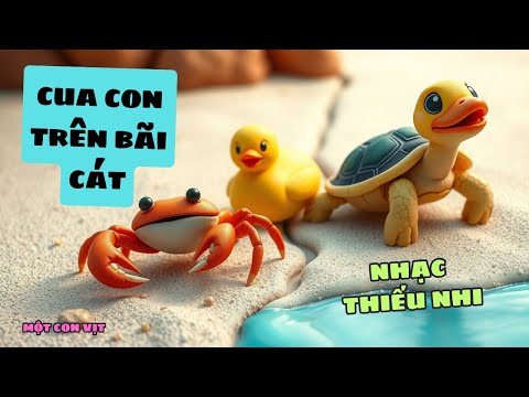 CUA CON TRÊN BÃI CÁT || NHẠC THIẾU NHI || MỘT CON VỊT