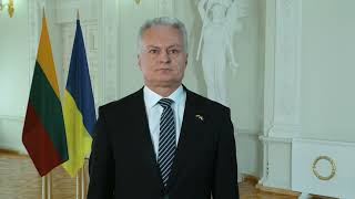 Lietuvos Respublikos Prezidento Gitano Nausėdos kreipimasis į Ukrainos žmones