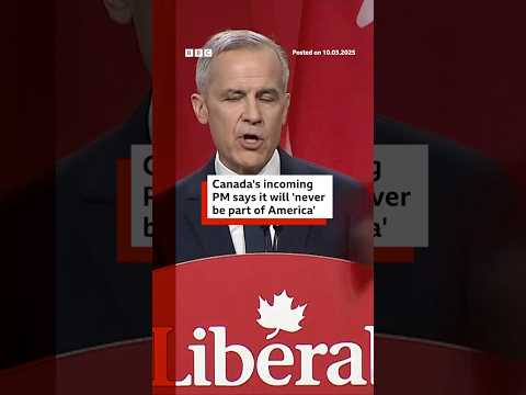 Canada's incoming PM says country will 'never be part of America'. #Canada #US #BBCNews