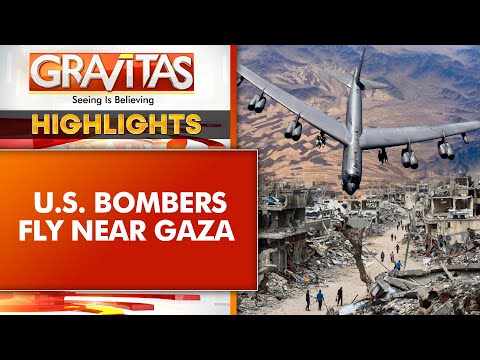US Strategic Bombers Fly Near Gaza As Israel Threatens To Open 'Gates of Hell' | GRAVITAS Highlights