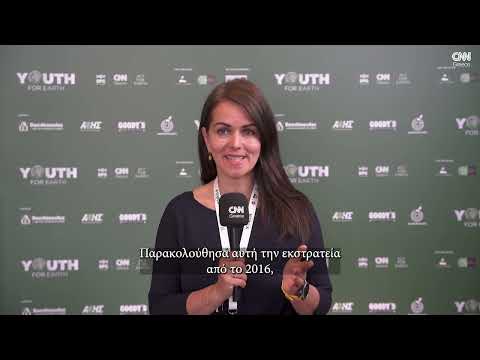 H Esther Horvath στο Youth for Earth | CNN Greece