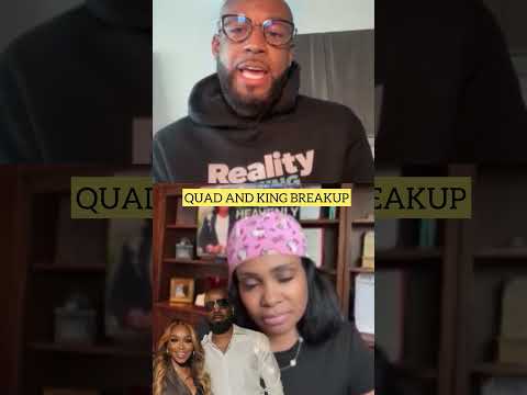BREAKING NEWS Quad & King BREAK UP #carlosking #drheavenly #quadwebb #karenhuger #married2med #rhop