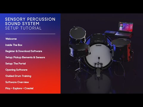 EVANS Hybrid Sensory Percussion Sound System: Setup Tutorial