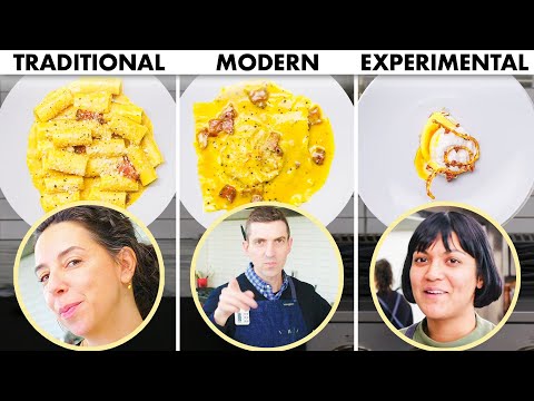 3 Chefs Cook Pasta Carbonara 3 Ways: Traditional, Modern, Experimental | Bon Appétit