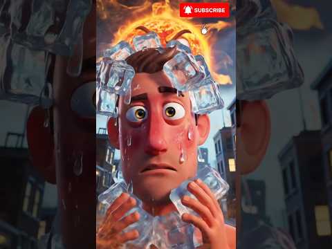 "गर्मी में आदमी का दिमाग फ्रिज से भी तेज़!"😆😆😯🤭 #ai #funny #youtubeshorts #facts #shorts #swxft #ai