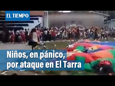 En El Tarra niños quedaron atrapados en medio de balacera | El Tiempo