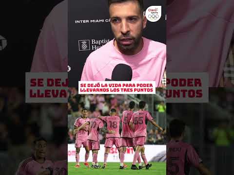 ¿PROBLEMAS PARA EL INTER MIAMI? Jordi Alba habla sobre las bajas que tendrá su club este verano