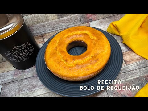 Receita de Bolo de Requeijão Caseiro! 😊
