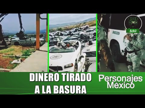 Decenas de patrullas de la Guardia Nacional en el desguace y la posible causa