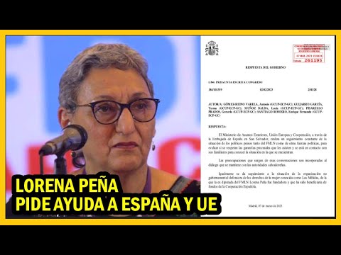Lorena Peña pide ayuda a España y la Unión Europea | Seguridad en San Salvador